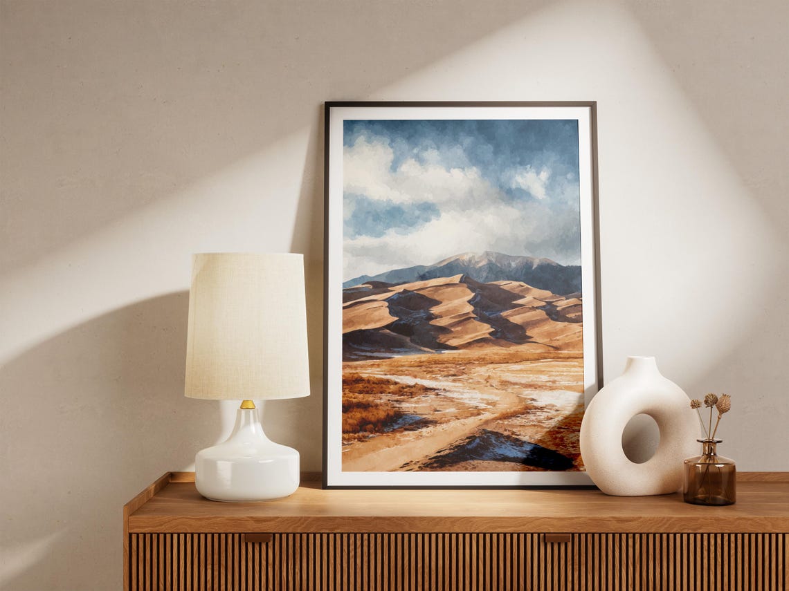 Great Sand Dunes National Park Colorado Desert Dunes Art Poster - Image 4