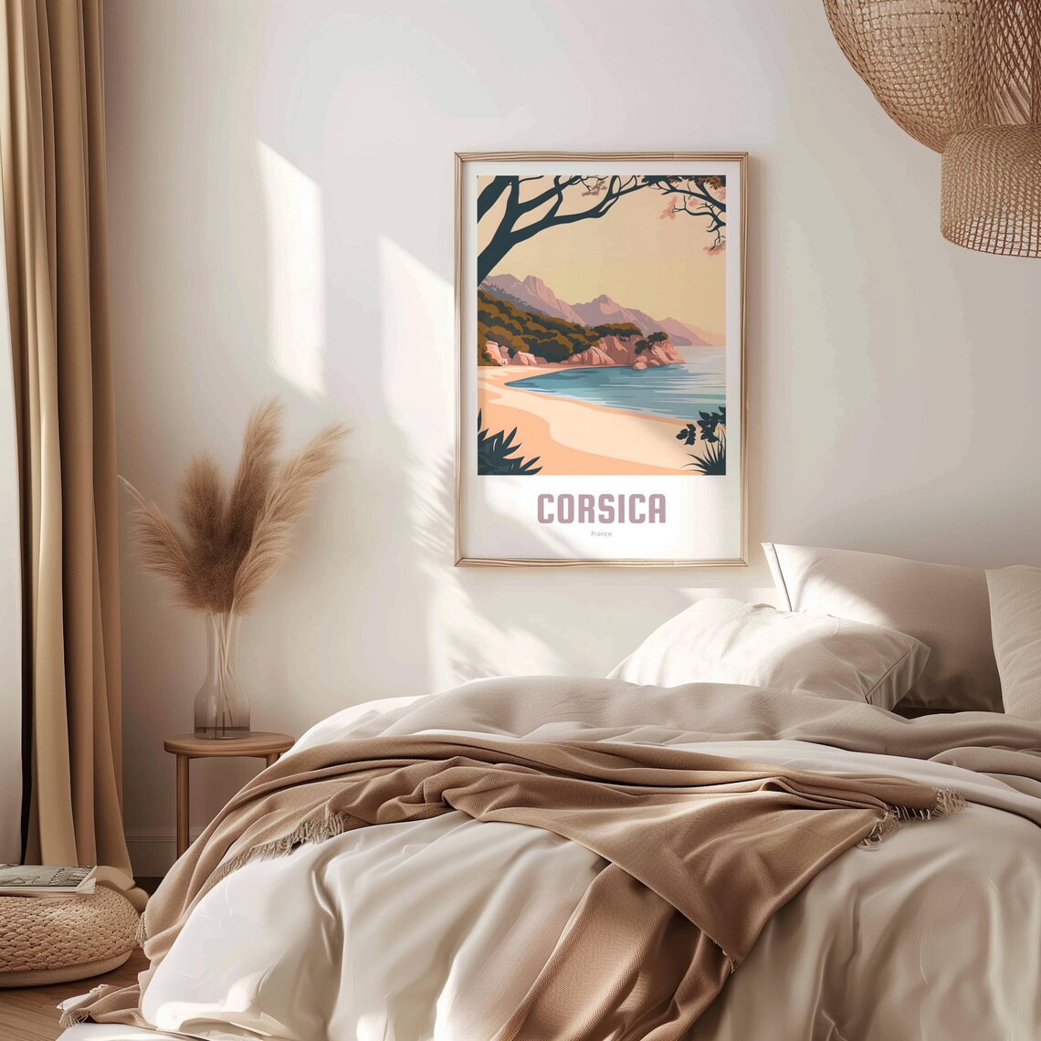 Corsica Vintage Travel Poster, France Travel Poster - Image 3