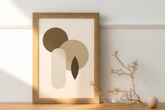 Abstract Design Wall Art High Qaulity Wabi Sabi Art Minimalist Print