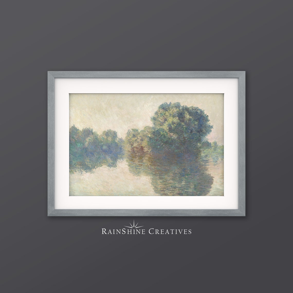 The Seine at Giverny, Claude Monet Poster Print - Image 2