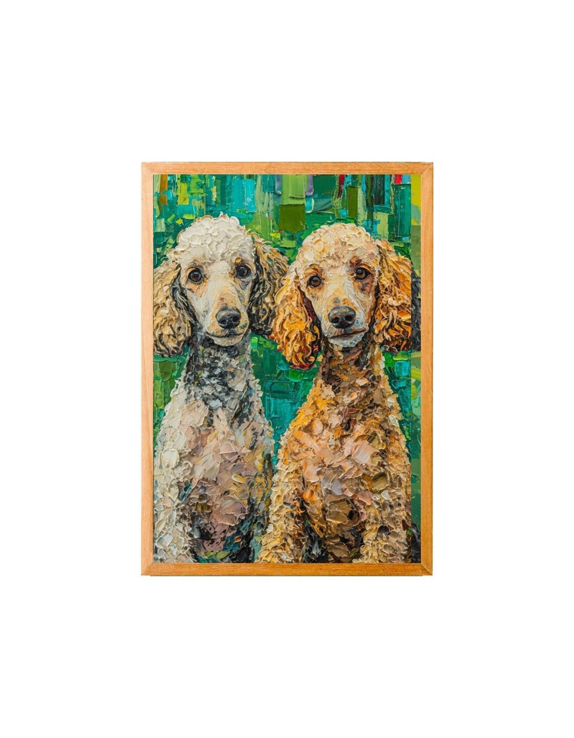 Standard Poodle Art Print, Dog Portrait Poster