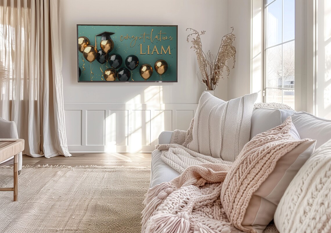 Custom Graduation TV Art, Graduate Poster Print - Image 2
