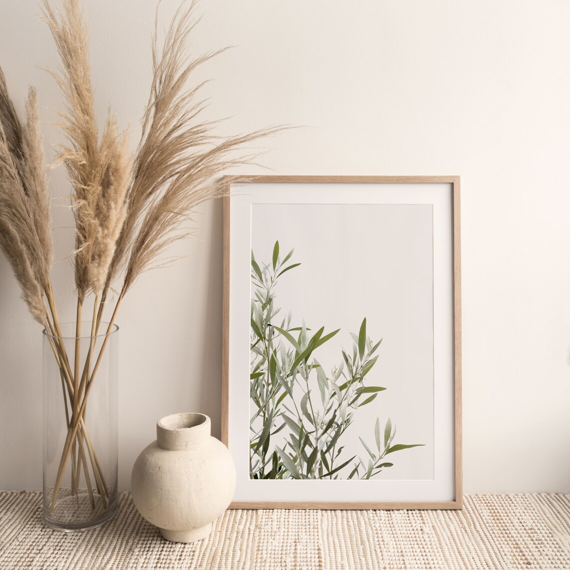 Olive Tree Botanical Art Print, Farmhouse Decor - Image 2