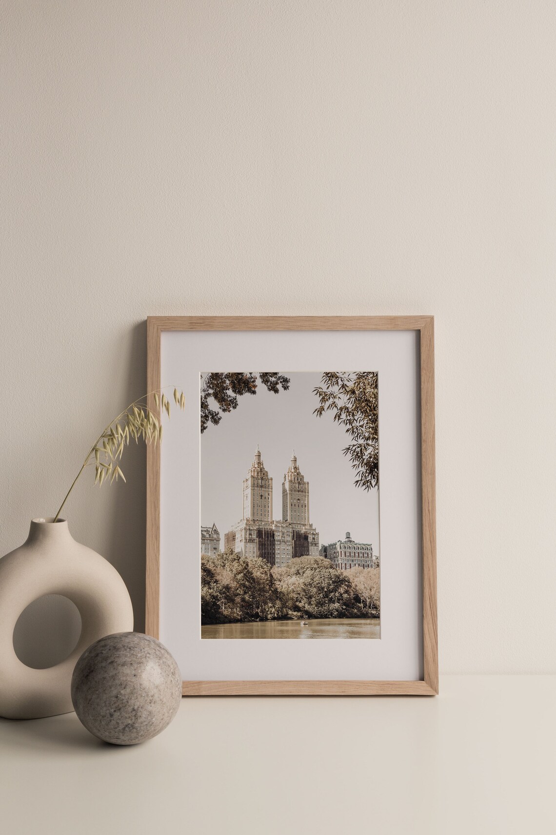 Central Park New York Cityscape Travel Poster - Image 2