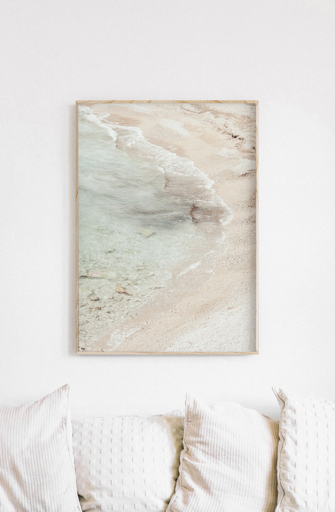 Mediterranean Sea Modern Minimalist Art Print - Image 3