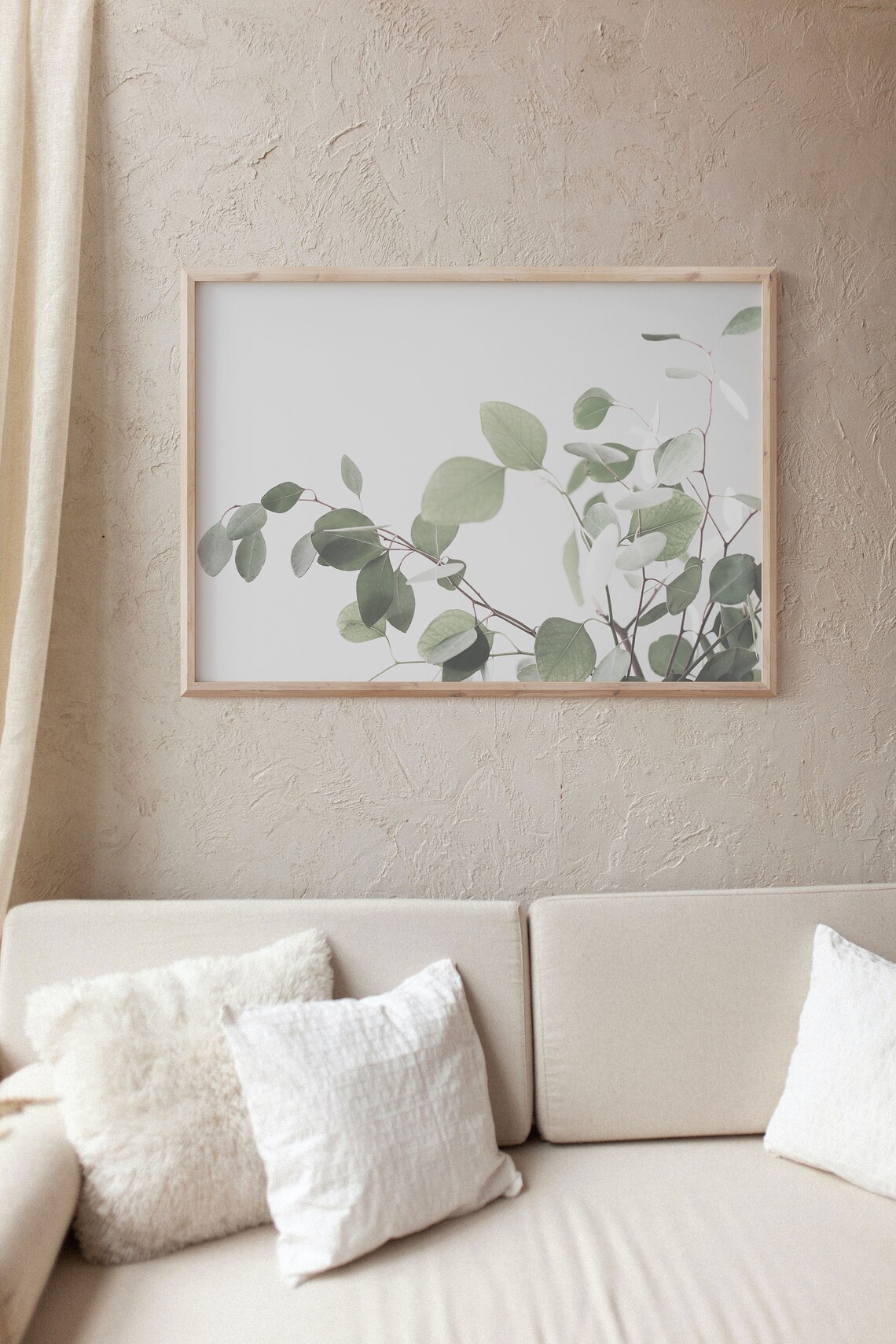 Eucalyptus Botanical Art Print, Horizontal Plant Study - Image 3