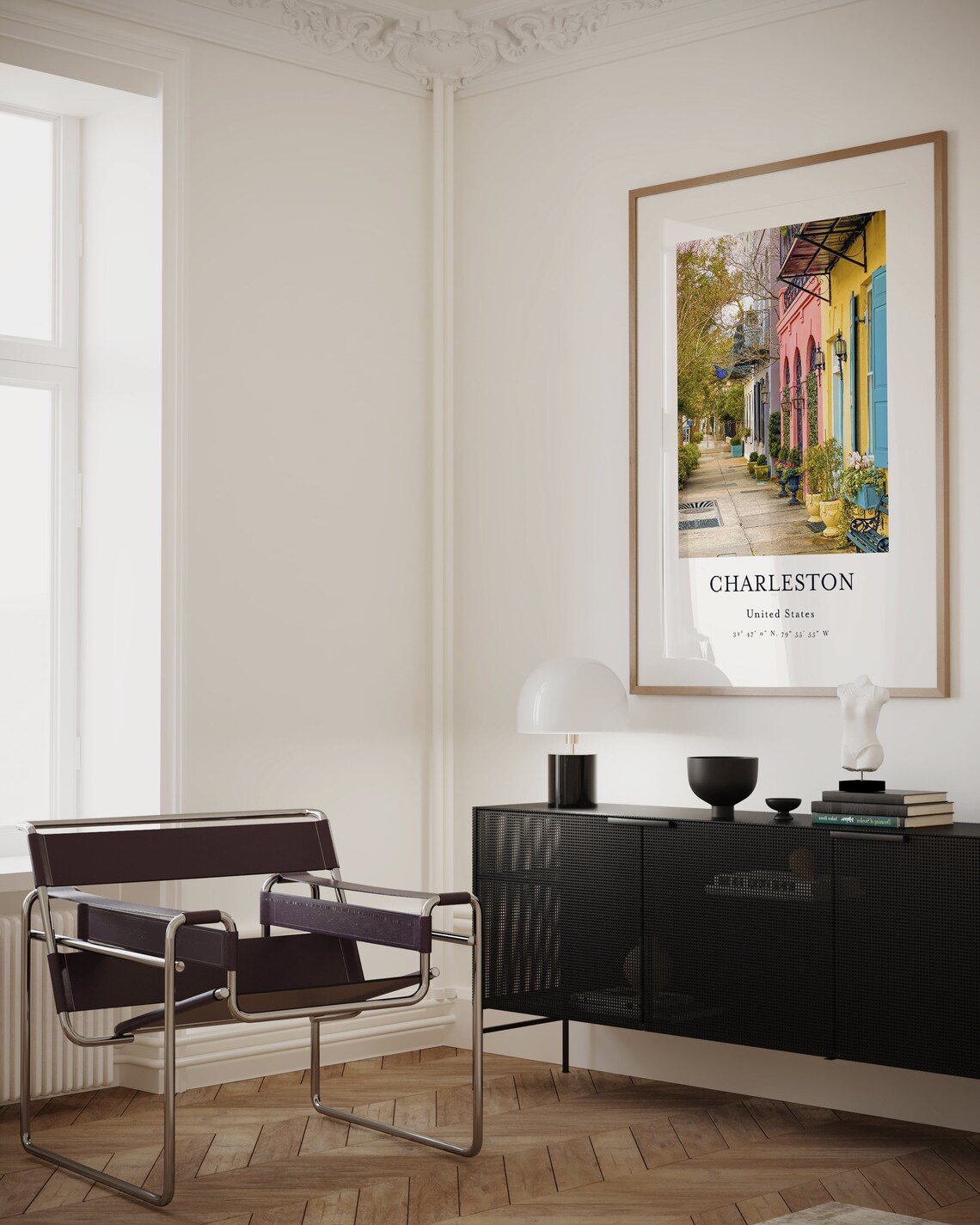South Carolina Travel Poster, USA City Architecture - Image 3