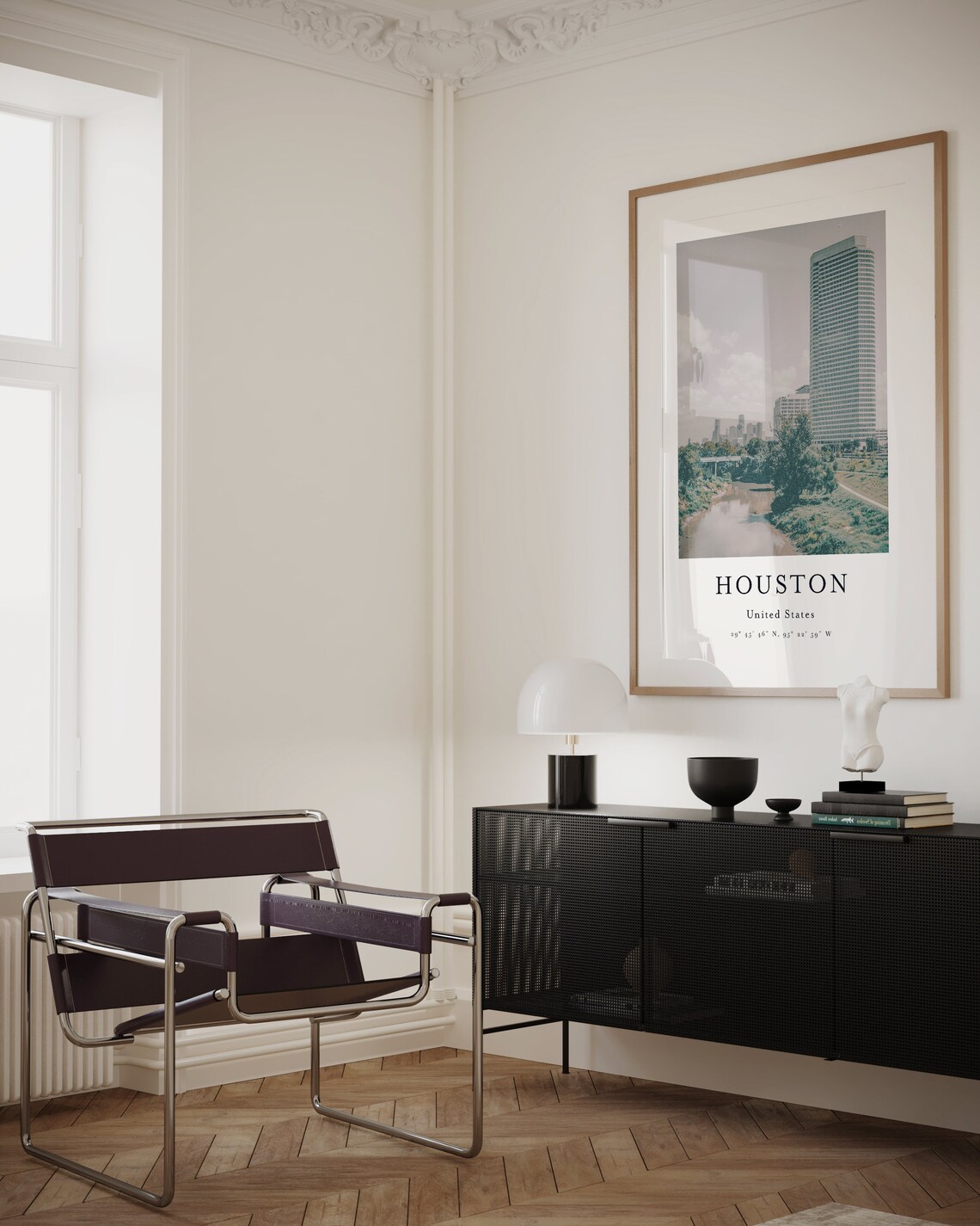 Houston City Art Print, Texas Travel Poster - Image 2