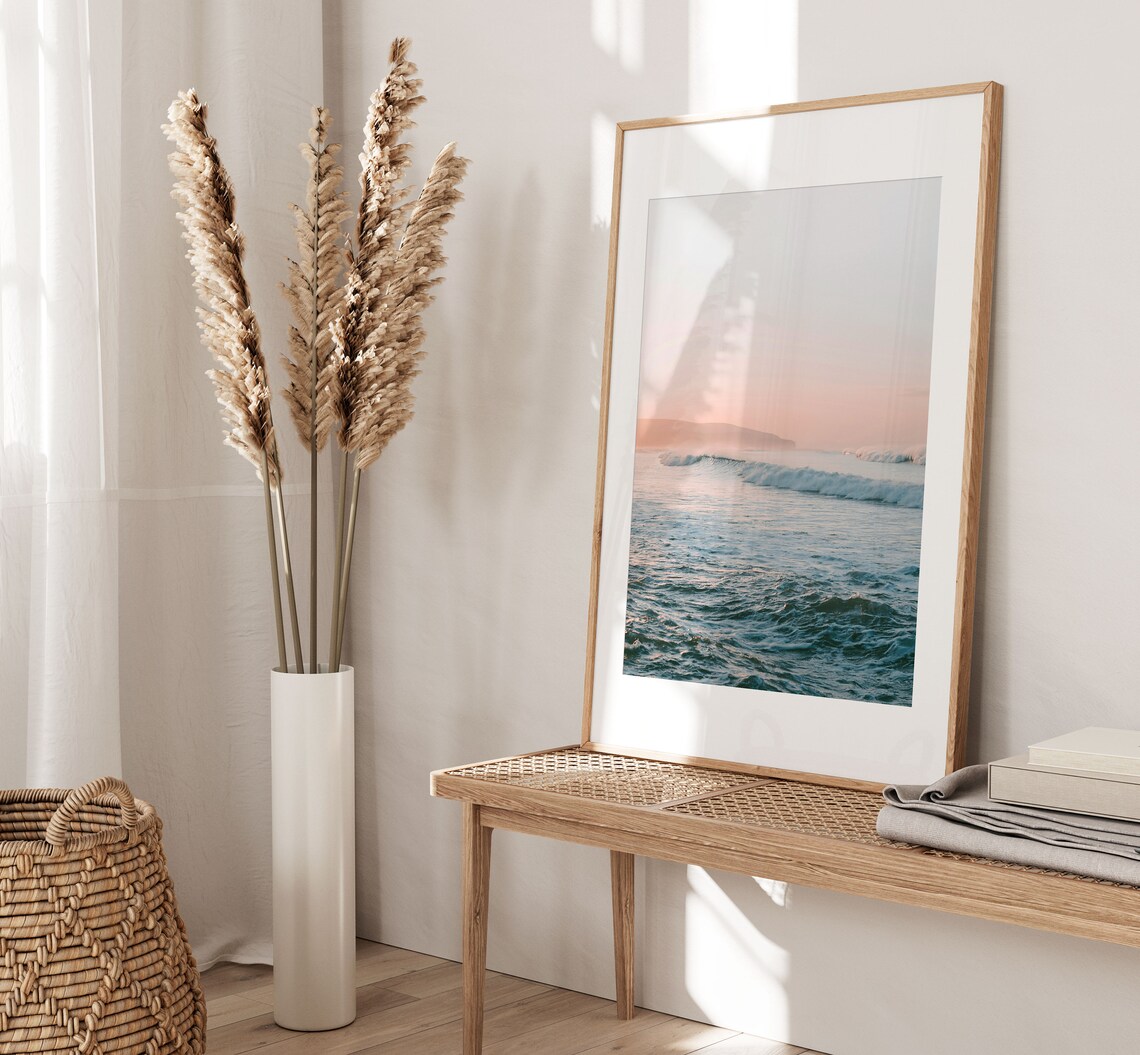 Beach Modern Minimalist Art Print, Ocean - Image 3