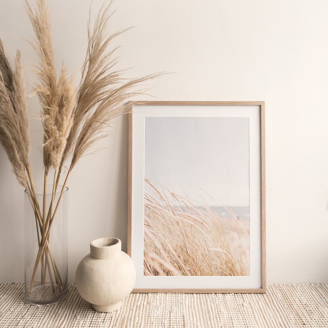 Pampas Grass Botanical Farmhouse Art Print - Image 4