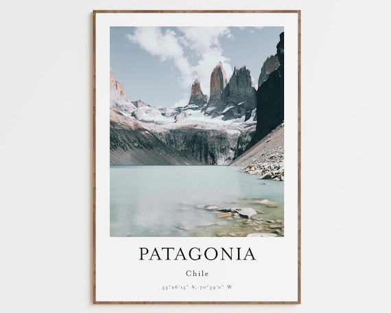 Patagonia Modern Minimalist Art Print