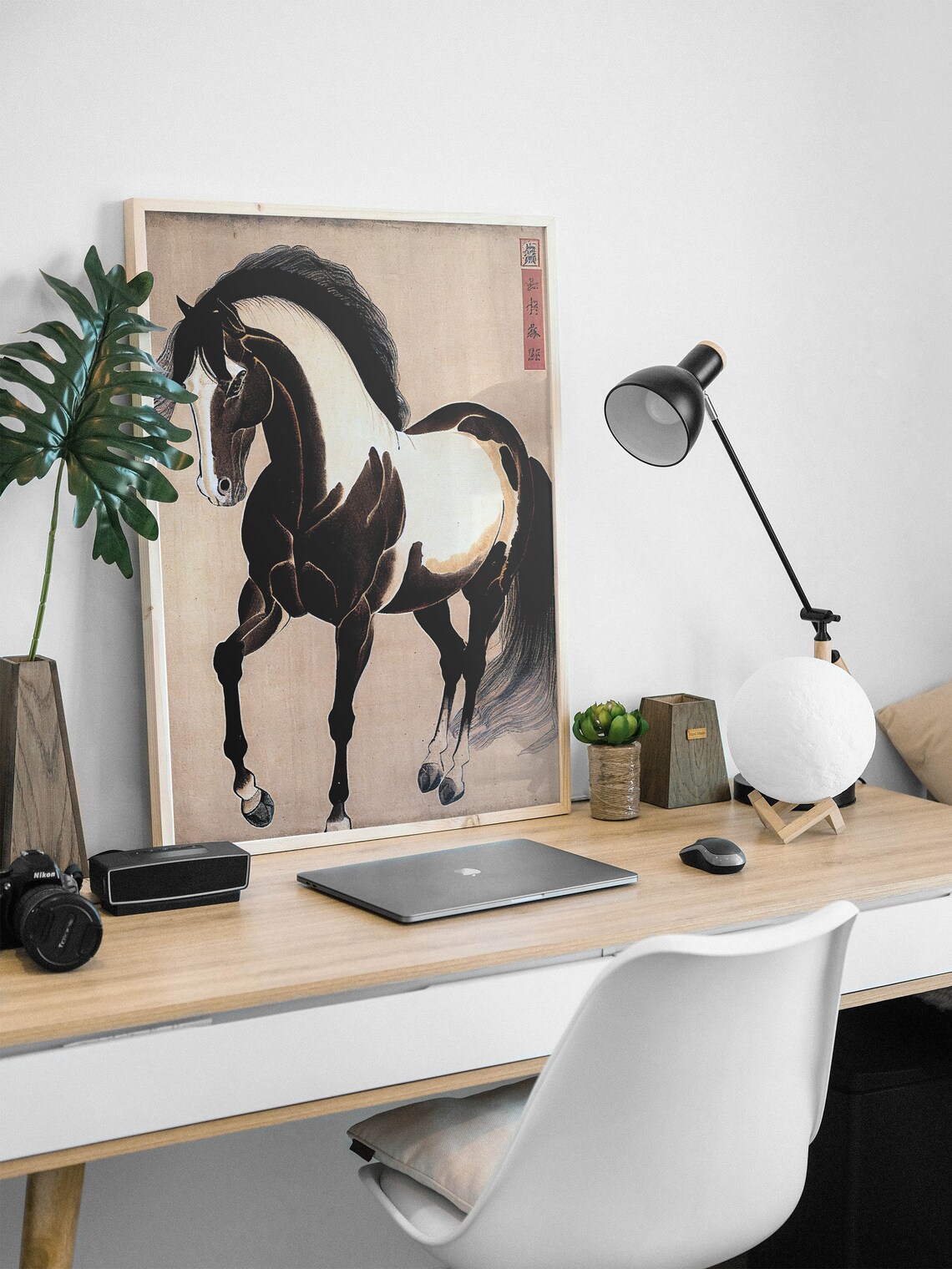 Horse Japanese Art Style Ukiyo-E Poster Print - Image 3