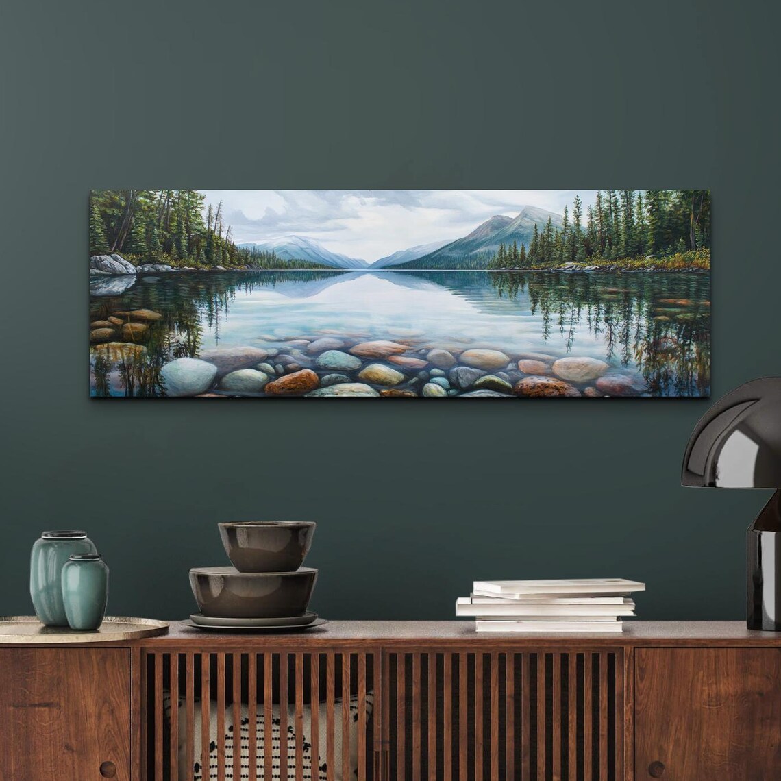 Appalachian Mountain Range Panoramic Scenery Art Print