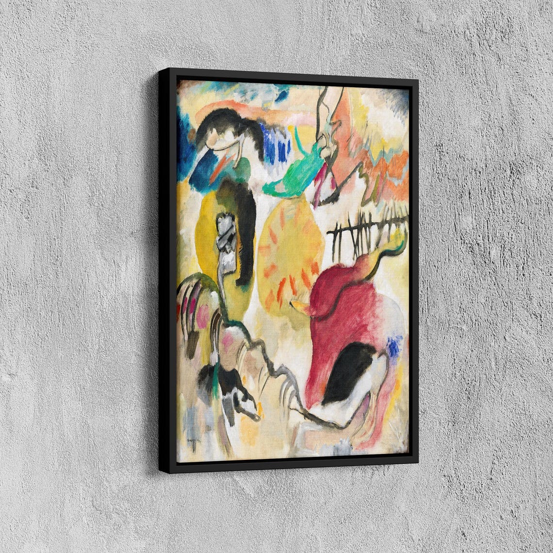 Wassily Kandinsky Print Improvisation Painting Wall Art Modern Wall Art Museum Print Abstract Art Gicle Art Print Colorful Room Decor - Image 7