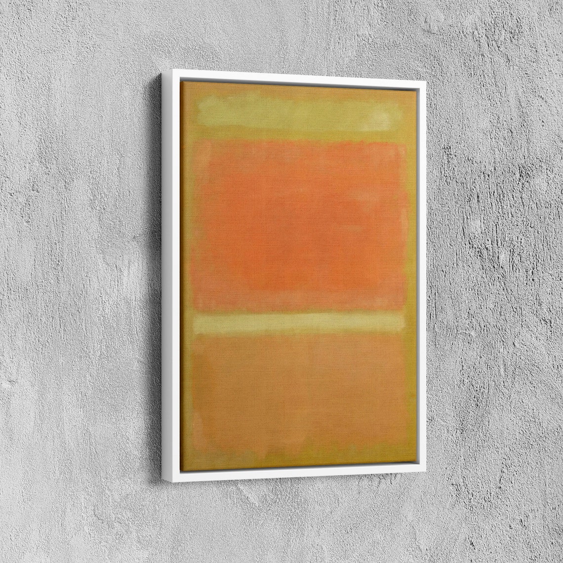 Mark Rothko Yellow Framed Mark Rothko Paintings Exhibition Poster Expressionism Art Rothko Reproduction Art Rothko Glass Art - Image 6