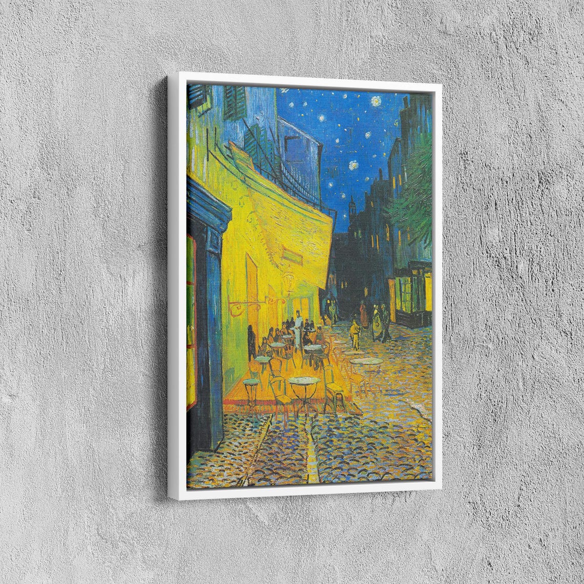 Cafe Terrace Night Poster Van Gogh Cafe Night Cafe Print Van Gogh Cafe Colorful Wall Decor Van Gogh Glass Wall Decor - Image 6