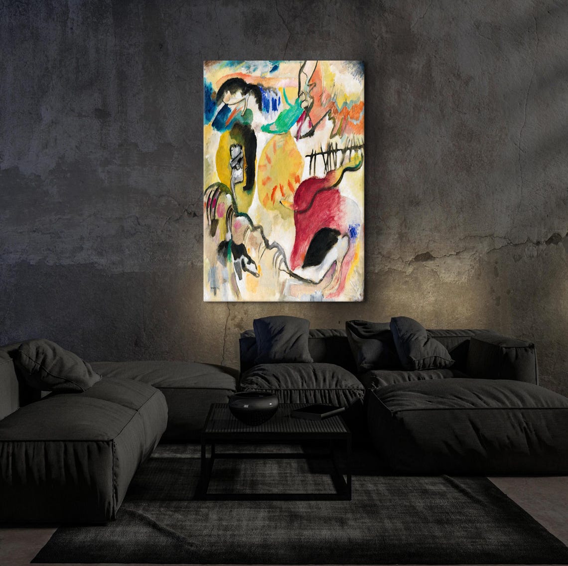 Wassily Kandinsky Print Improvisation Painting Wall Art Modern Wall Art Museum Print Abstract Art Gicle Art Print Colorful Room Decor - Image 5