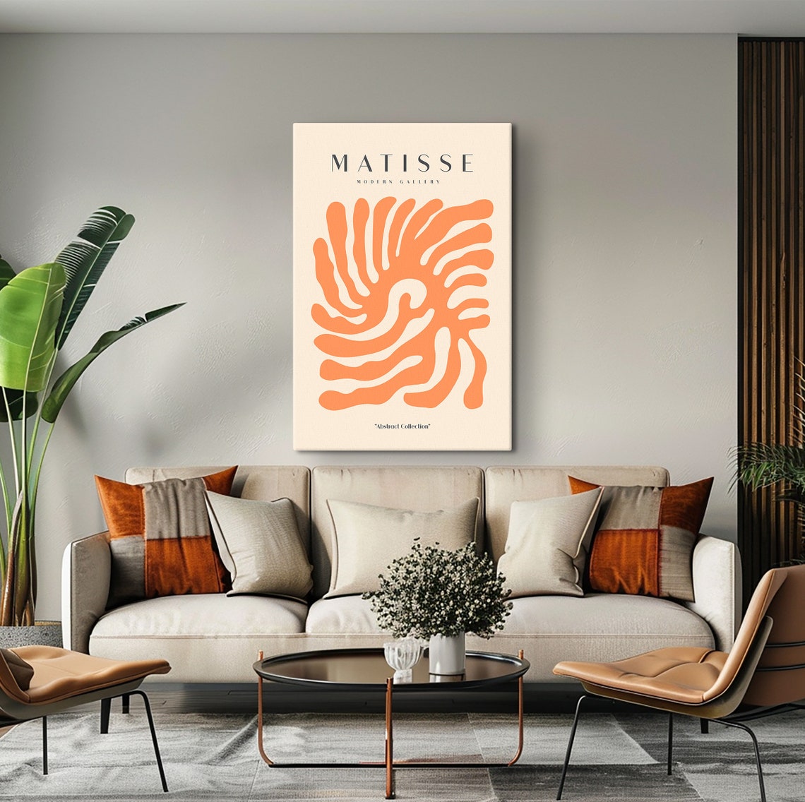 Henri Matisse Inspired Poster Aestheric Matisse Print Modern Exhibition Art Minimalist Room Decor Neutral Wall Decor Trend Art - Image 4