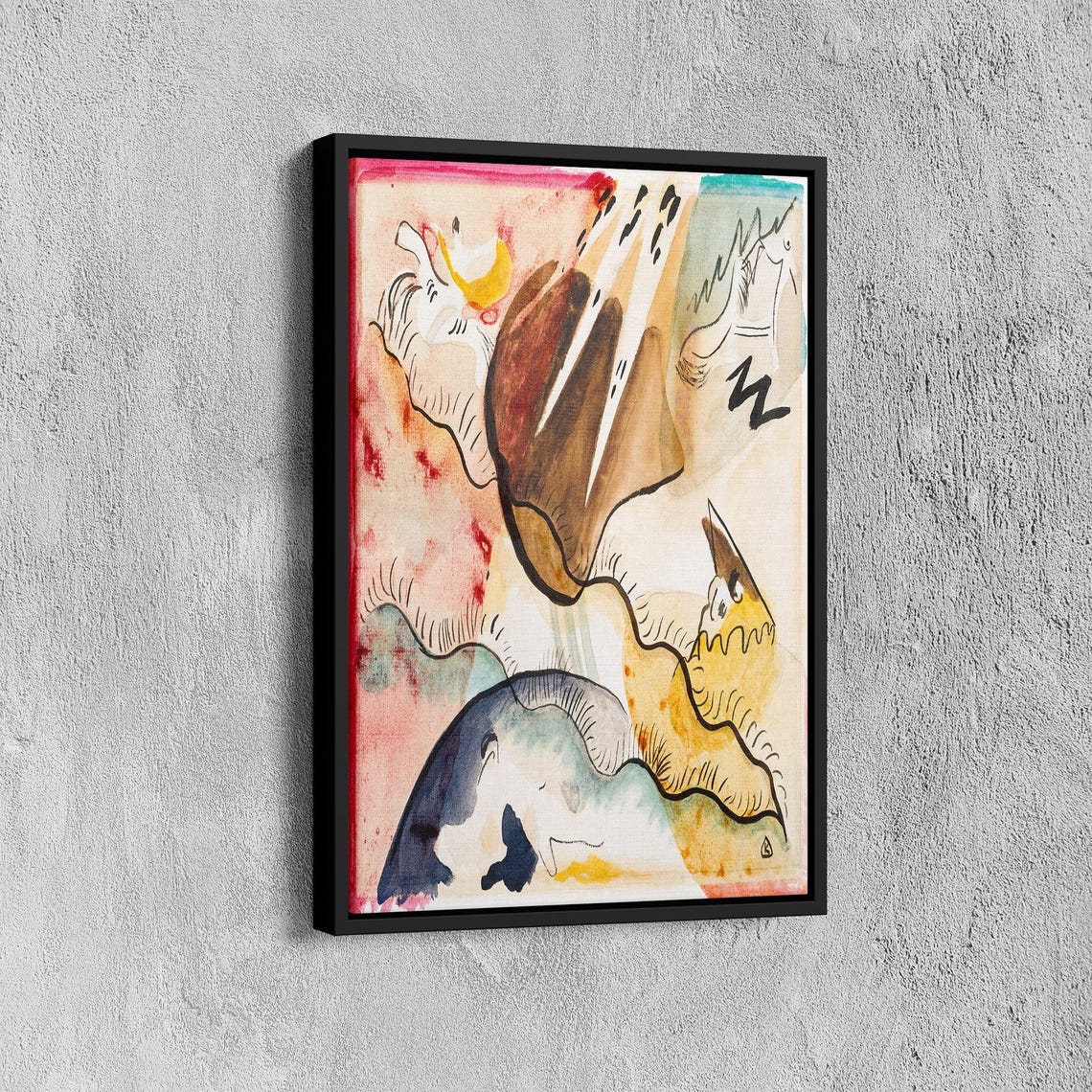 Wassily Kandinsky Poster Fine Reproduction Wall Art Modern Wall Art Museum Print Abstract Art Gicle Art Print Colorful Kandinsky Art - Image 7