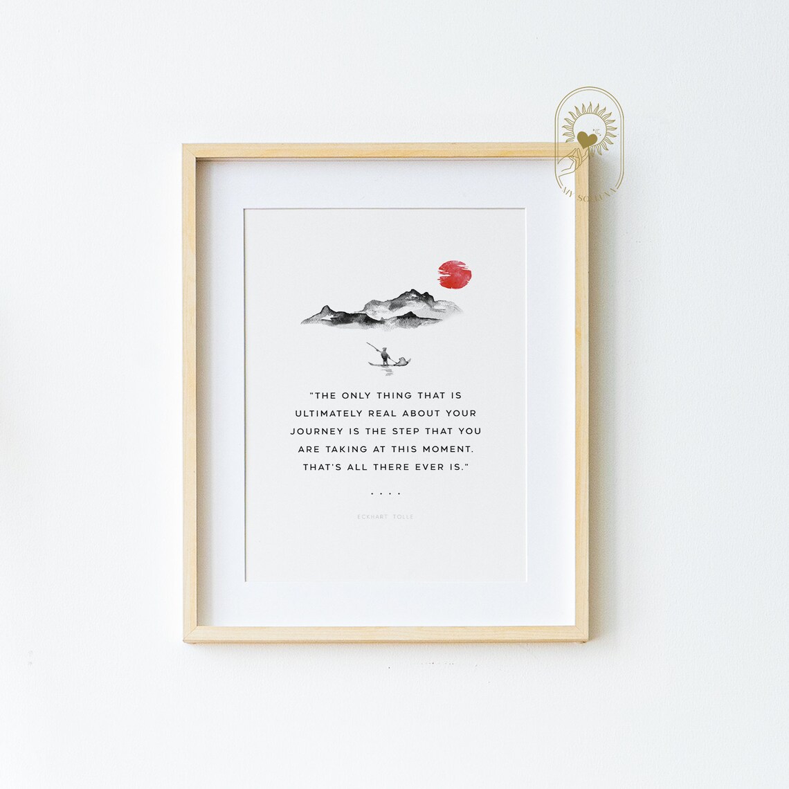 Eckhart Tolle Quote Print, The Power Of Now