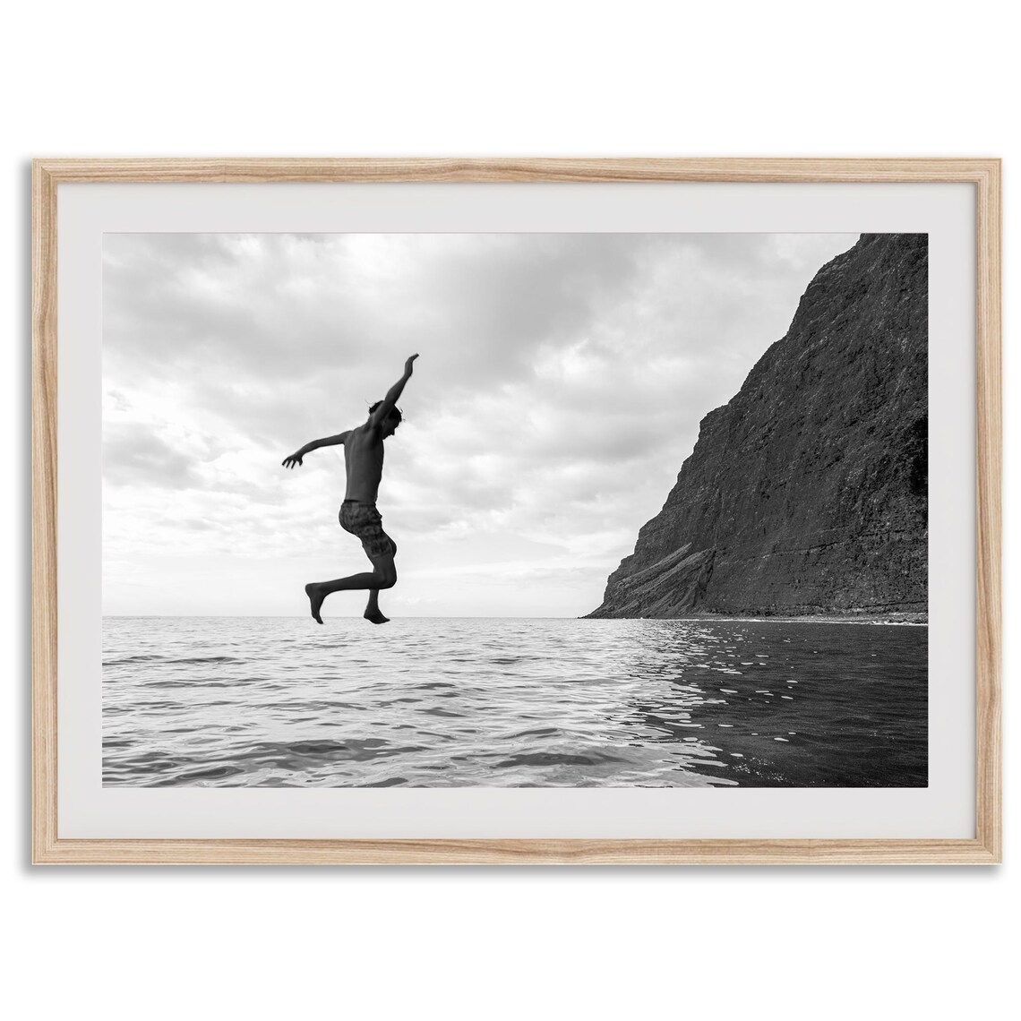 Pacific Ocean Dive Fine Art Photography Art Print