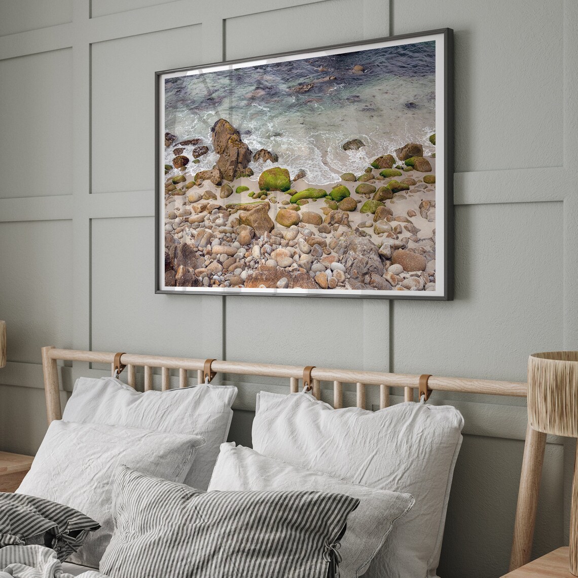 Monterey Aerial Beach Art Print, Coastal Decor - Image 5