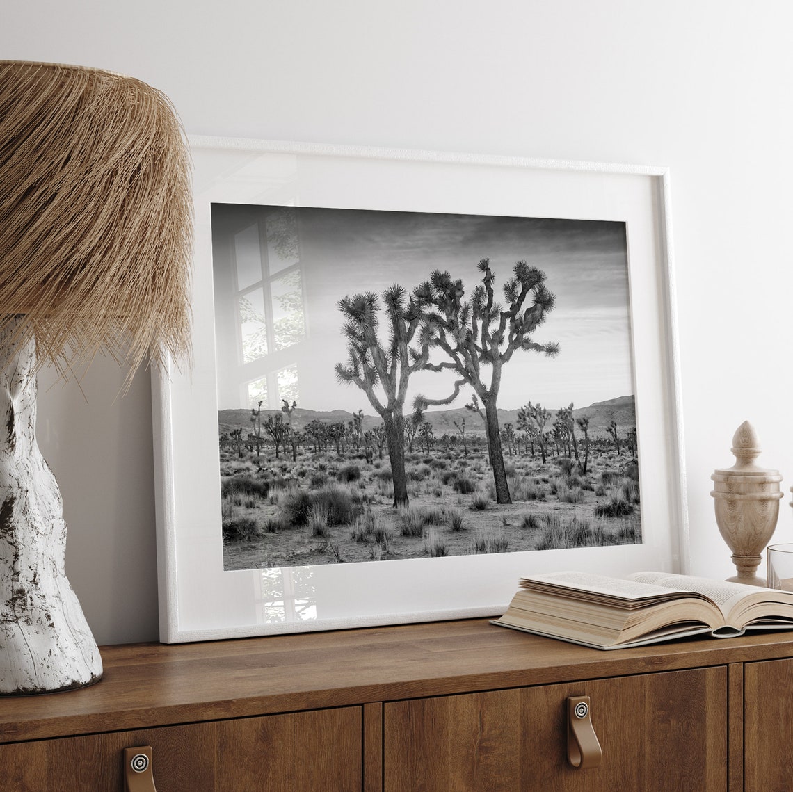 Joshua Tree National Park Twin Joshua Trees Sunset Desert Poster - Image 5