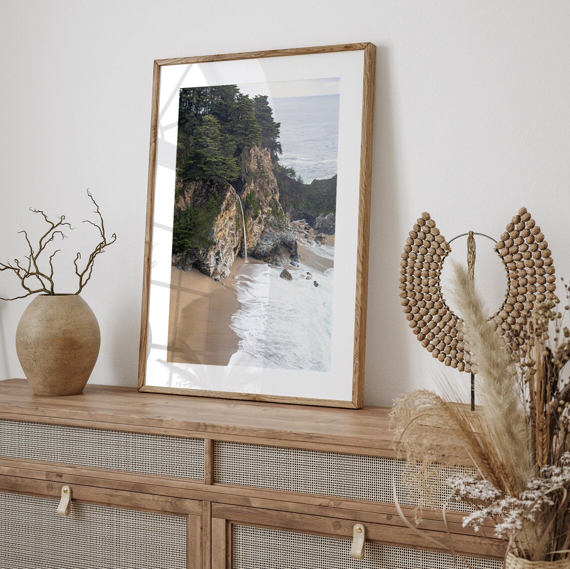 Big Sur McWay Waterfall Art Print, California Coast - Image 3