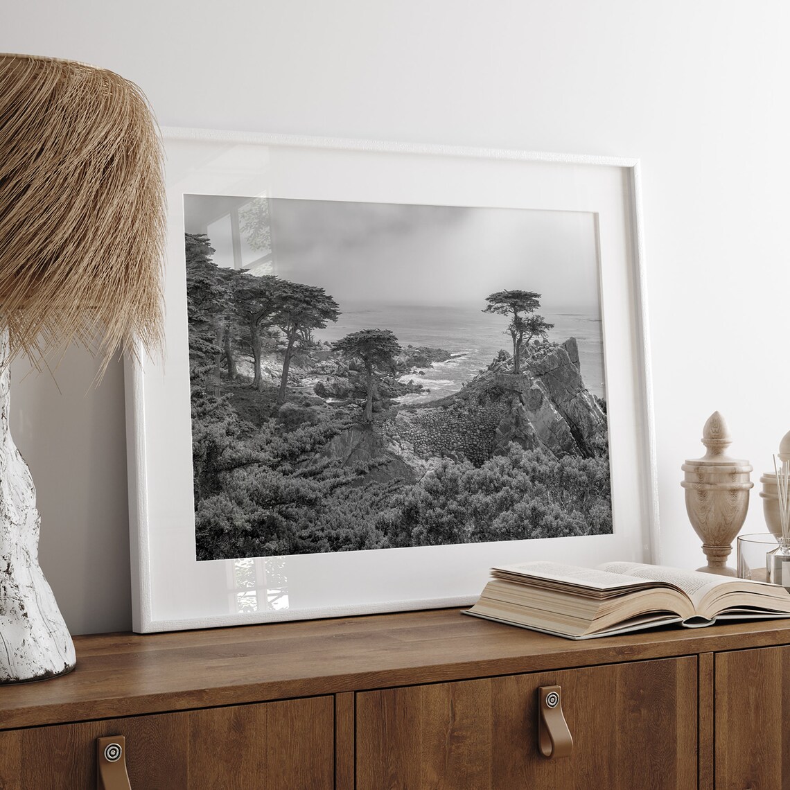 Lone Cypress Tree, Monterey Coastal Wall Art Print - Image 5