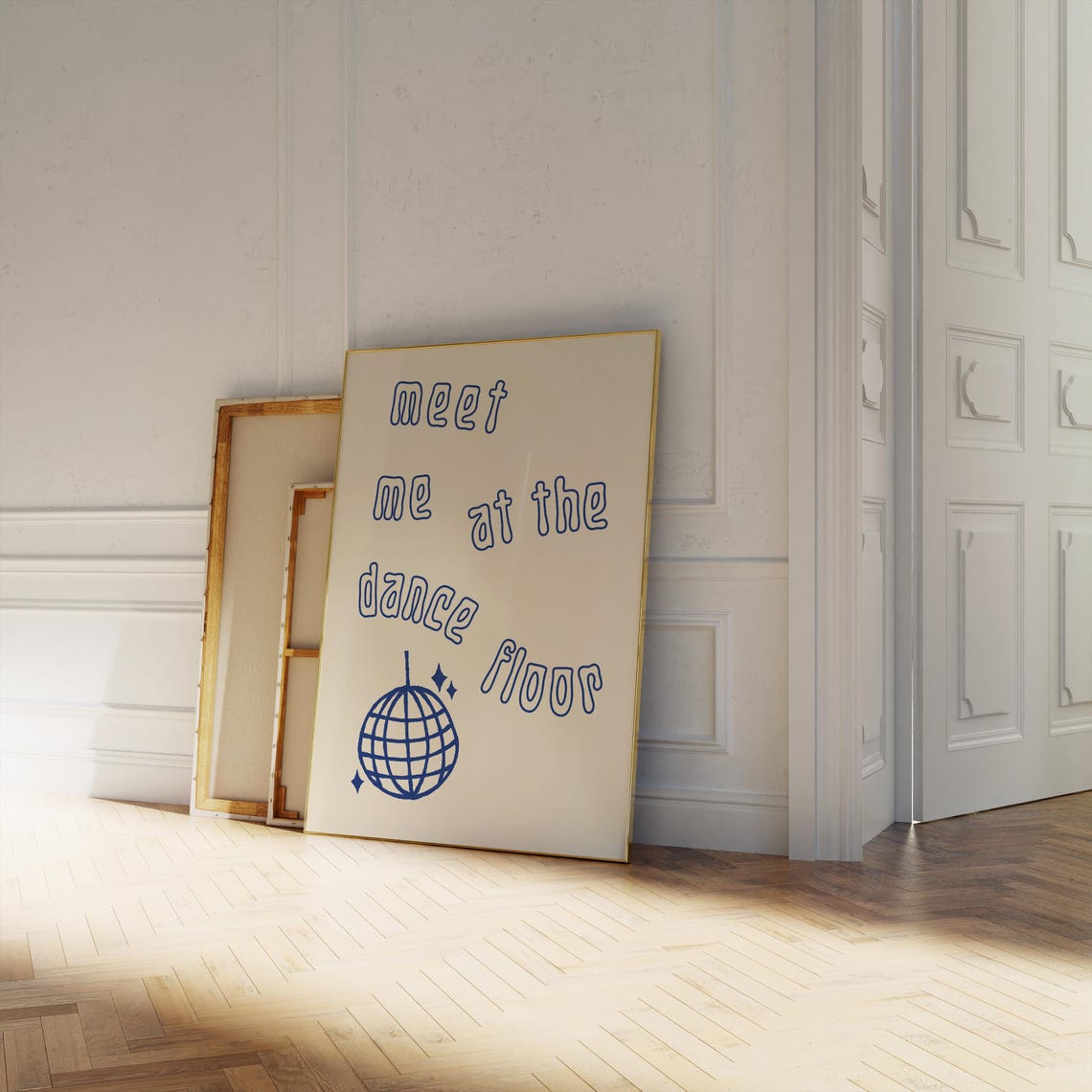 Meet Me At The Dance Floor Minimalist Trendy House Decor Wall Art Poster 1 Print - Image 2