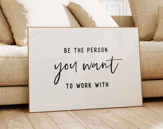 Teamwork Quotes Office Motivation Art Print