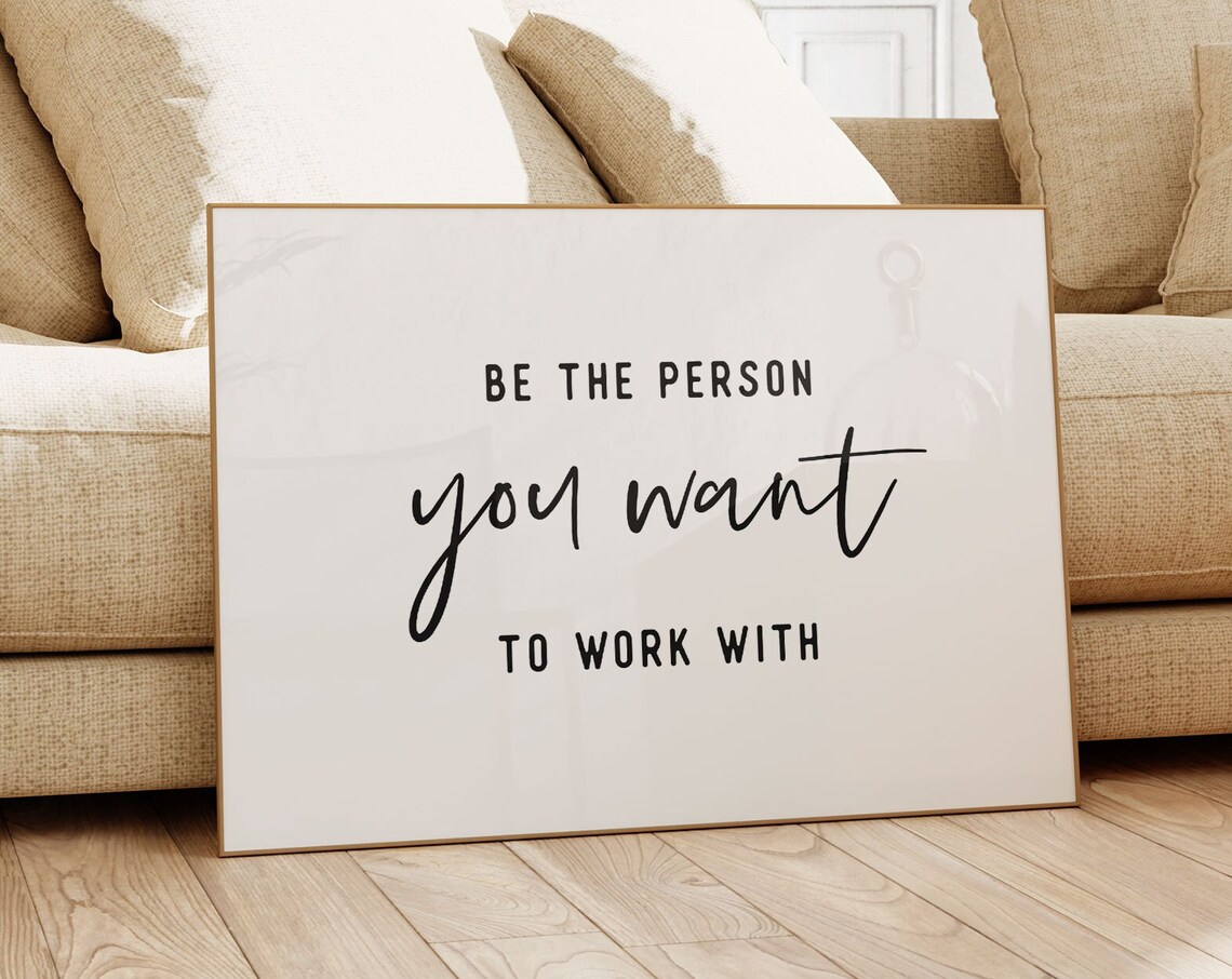 Teamwork Quotes Office Motivation Art Print