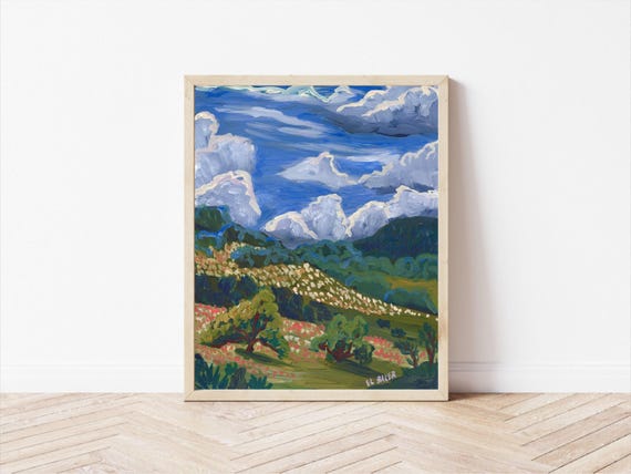 Davis Mountains Vintage West Texas Travel Poster