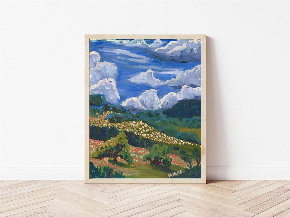Davis Mountains Vintage West Texas Travel Poster