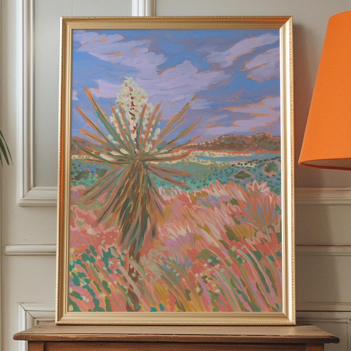 Davis Mountains Yucca Travel Poster, West Texas