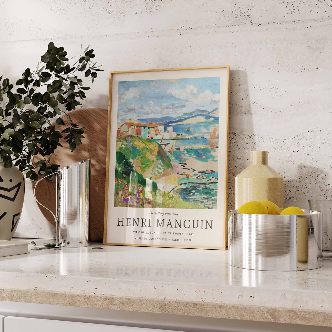 Henri Manguin La Ponche Saint Tropez 1905 Exhibition Art Poster - Image 3