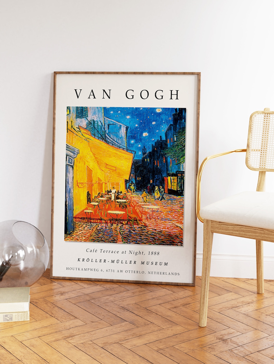 Van Gogh Exhibition Poster, Cafe Terrace At Night - Image 2