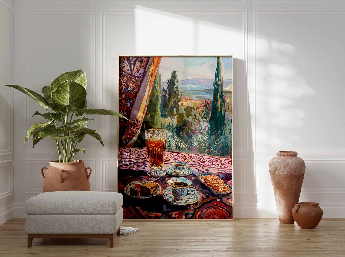 Islamic Food and Coffee Poster, Arabic Decor - Image 3