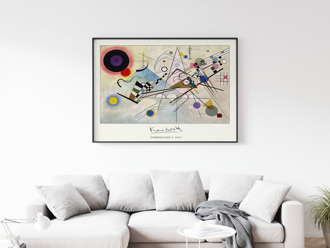 Wassily Kandinsky Composition 8 1923 Bauhaus Abstract Poster - Image 3
