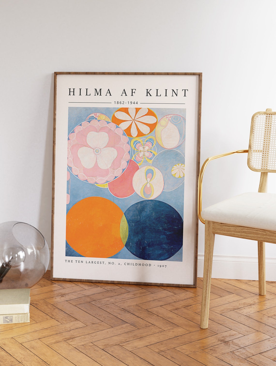 Hilma af Klint Ten Largest No 2 Childhood Abstract Circles Print - Image 2