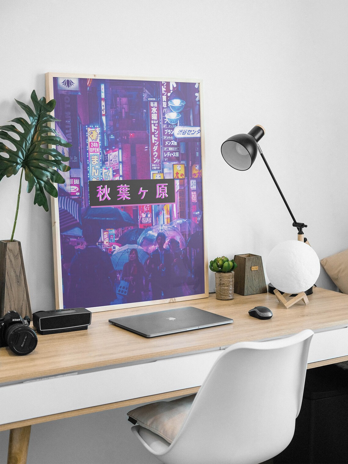 Tokyo Japan Cyberpunk Poster, Neon City Travel Poster - Image 2
