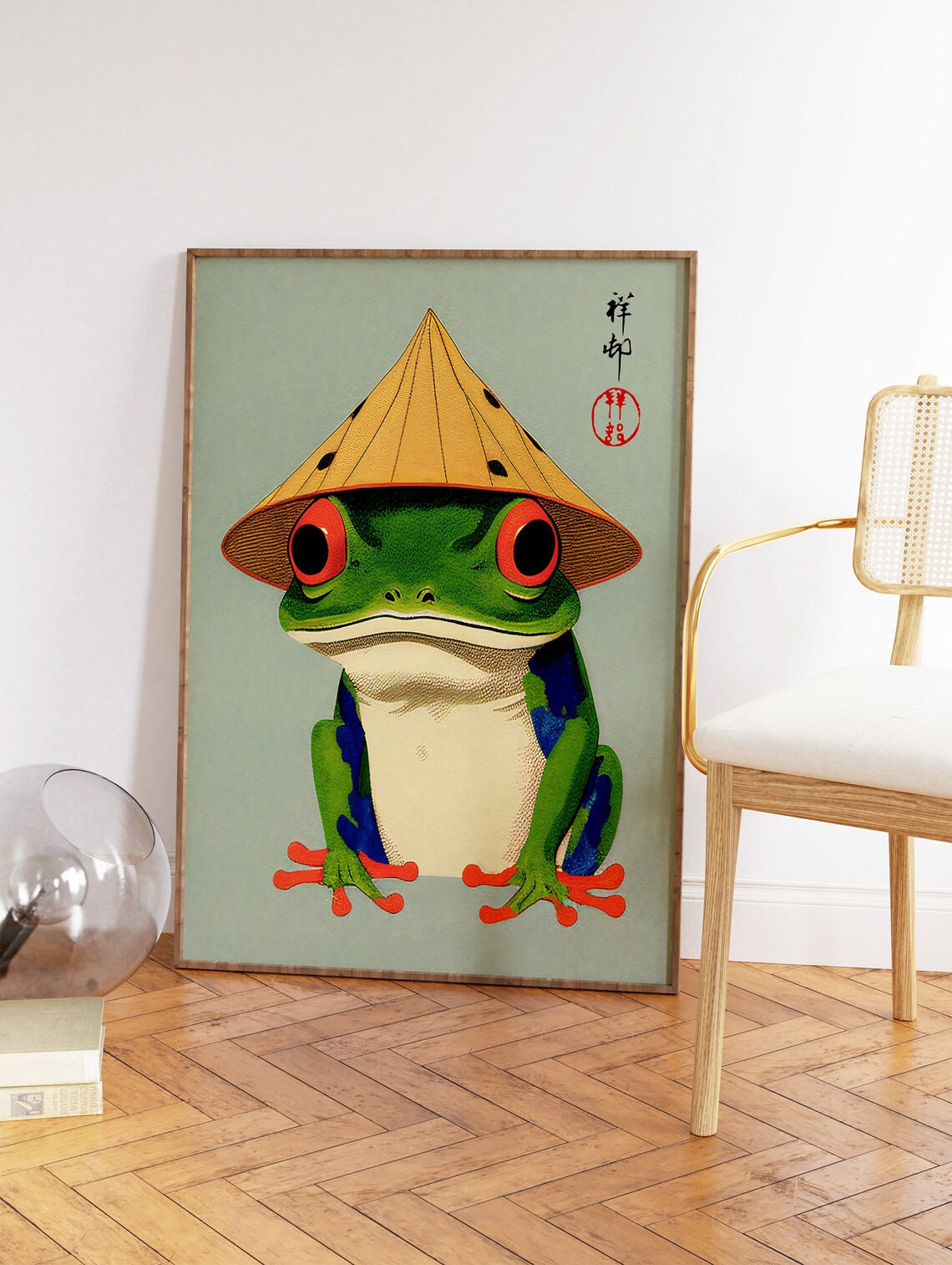 Matsumoto Hoji Japanese Frog Vintage Art Print - Image 2