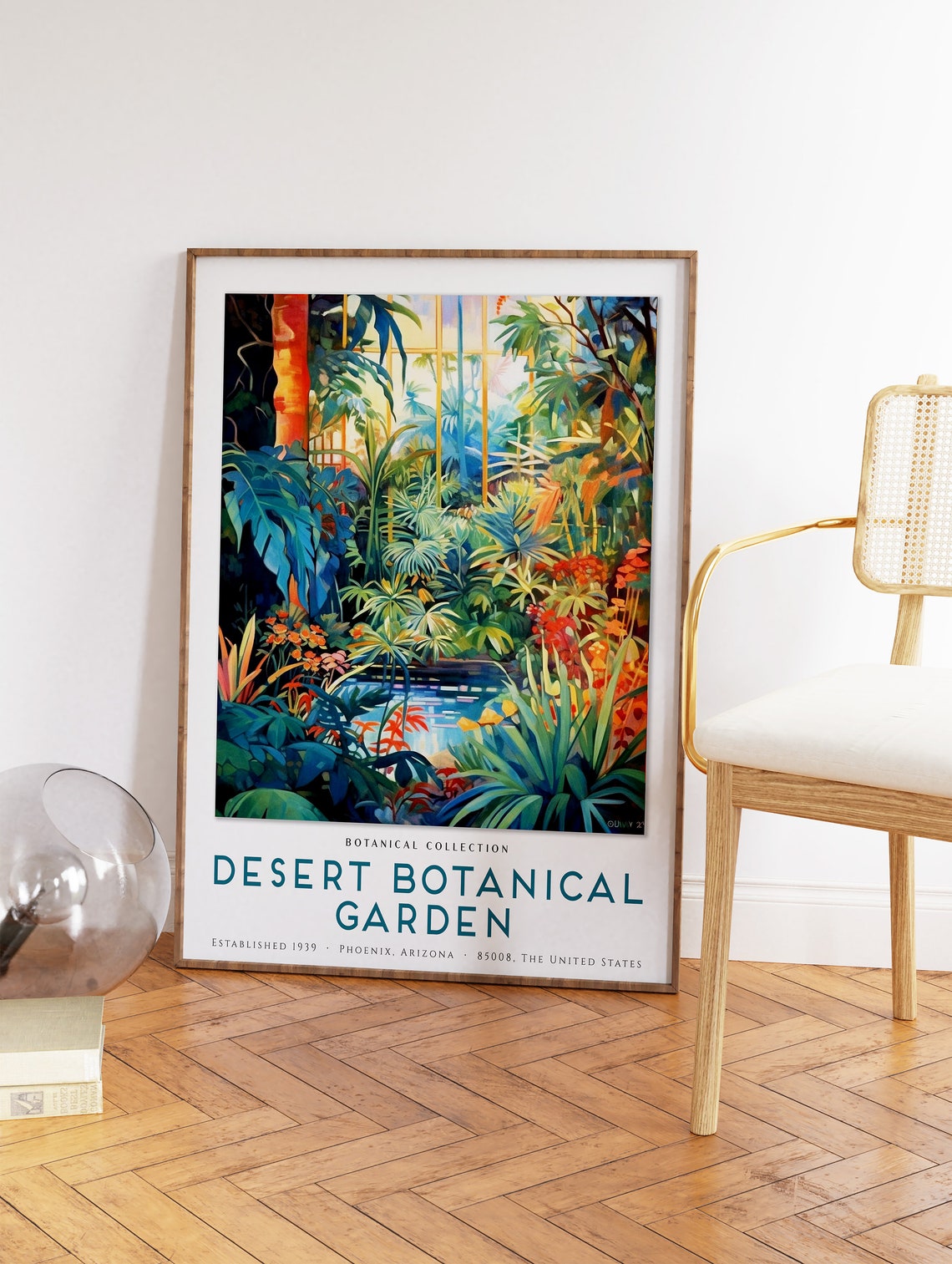 Desert Botanical Garden Phoenix Arizona Tropical Greenhouse Poster - Image 2