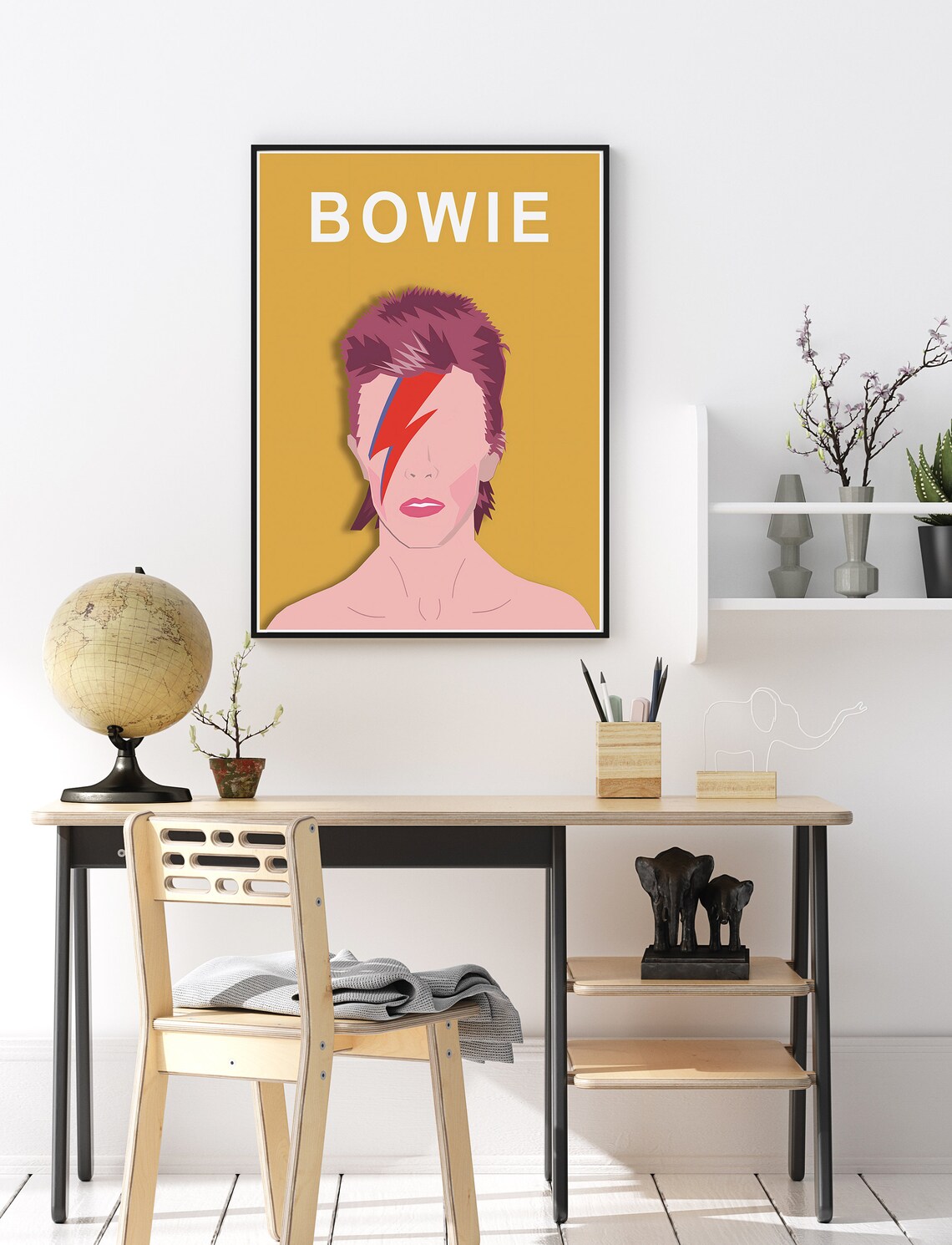 David Bowie Music Poster, Rock Music Art Print - Image 2