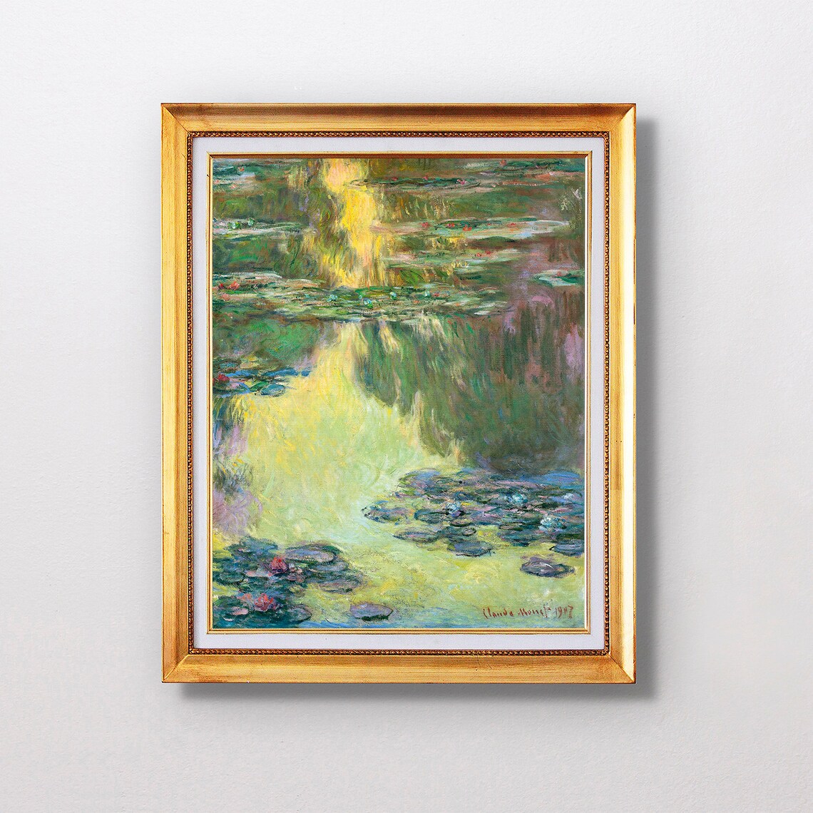 Claude Monet Waterlilies Fine Art Glice 1907 Sku 0079