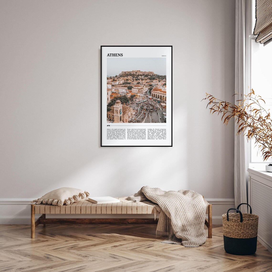Athens Greece Travel Poster, European Wall Art - Image 4