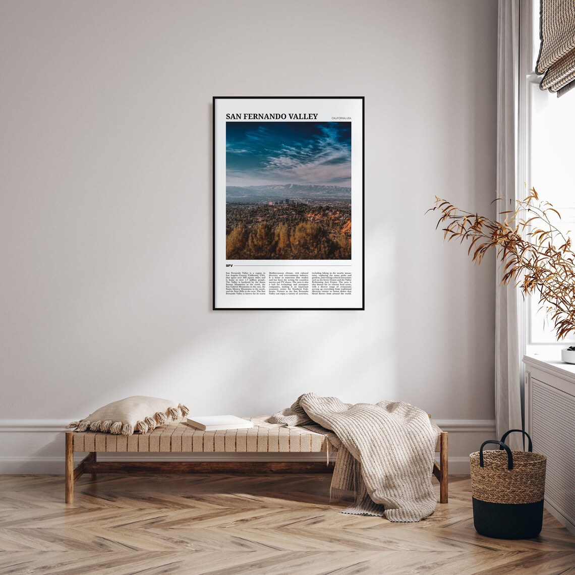 San Fernando Valley Travel Poster, Wall Art Print - Image 4