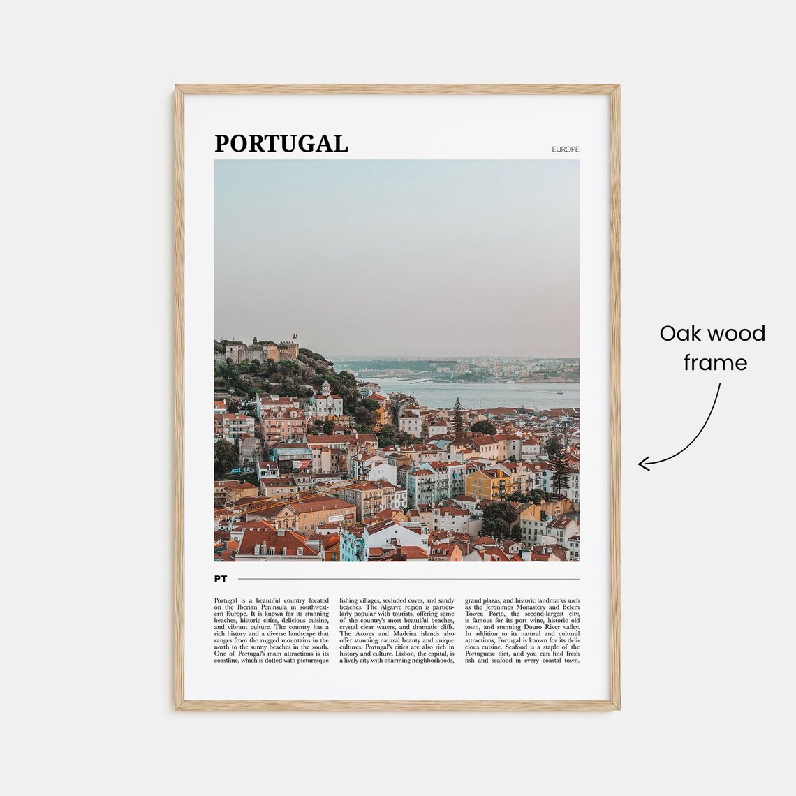 Portugal Travel Poster, Europe Wall Art Print - Image 3
