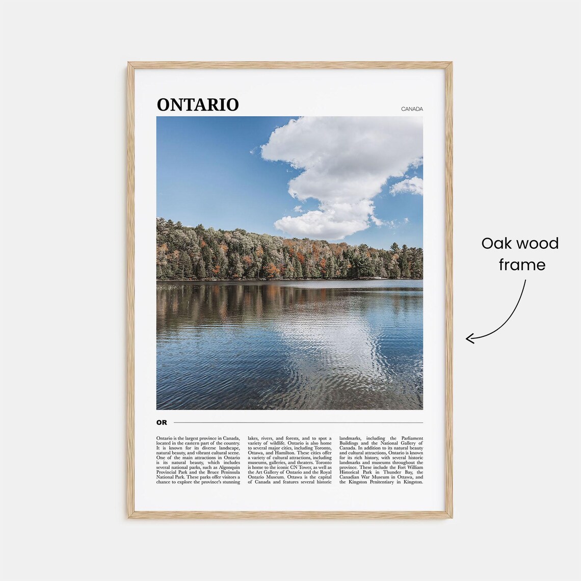Ontario Travel Poster, Canada Travel Poster - Image 3