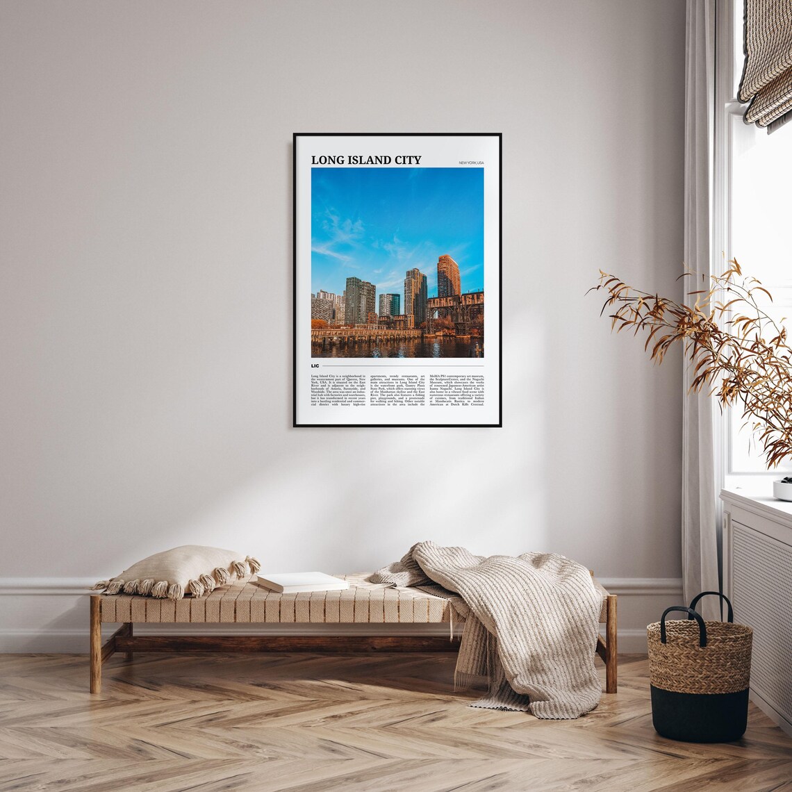 Long Island City Travel Poster, City Wall Art - Image 4